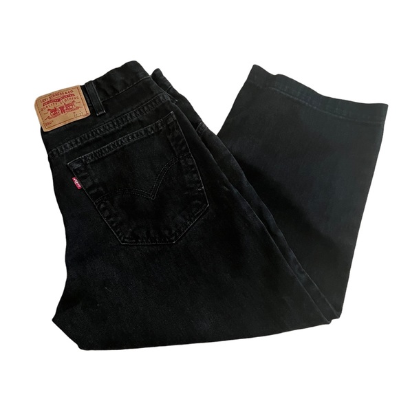Levi's Jeans Vintage Levis Jeans 55 Relaxed Fit Black Size 32